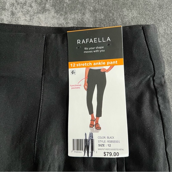 NWT Rafaella Ladies Stretch Ankle Pant Size 6 - Picture 10 of 10